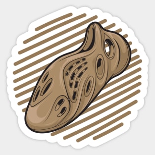 Stone Taupe Foam Runner Clog Sticker